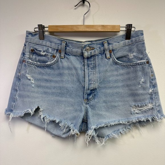 Agolde Parker Vintage Cut Off Shorts, Size 25 - Picture 1 of 9